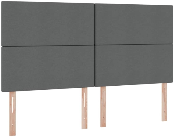 vidaXL Aufbewahrungsbett Dunkelgrau 160x200 cm Kunstleder 3371728 Bild 8