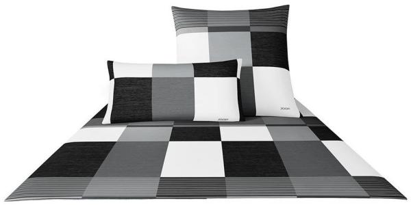 JOOP 'Plaza' Bettwäsche Squares, Black, 155x220 cm + 80x80 cm