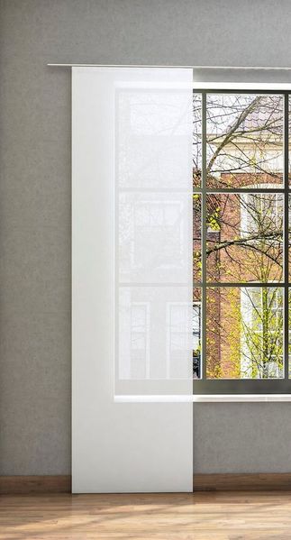 Neutex for you! Schiebegardine Libre-ECO (1 St), Paneelwagen, halbtransparent, Jacquard, 60 x 245 cm (B x H)