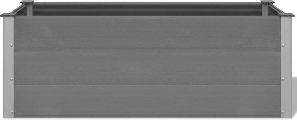 vidaXL Garten-Hochbeet WPC 150 x 50 x 54 cm Grau 43607 Bild 5