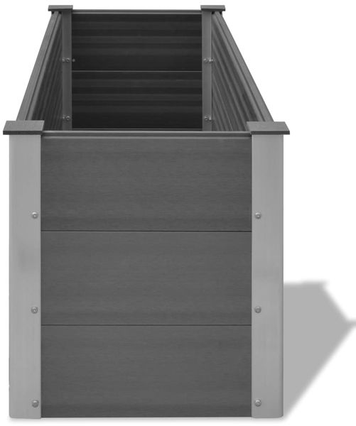 vidaXL Garten-Hochbeet WPC 150 x 50 x 54 cm Grau 43607 Bild 6