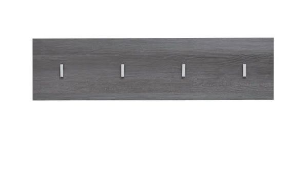 Garderobenleiste Line Sardegna grau Rauchsilber 80 x 21 cm