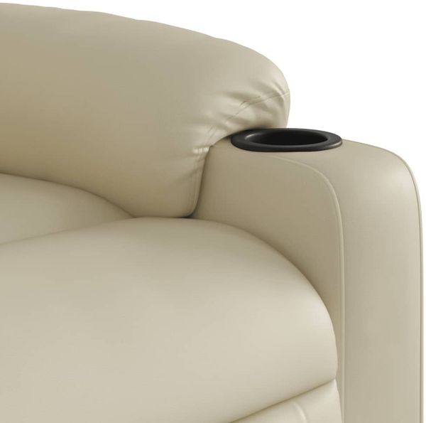 vidaXL Massagesessel Creme Kunstleder 374124 Bild 9