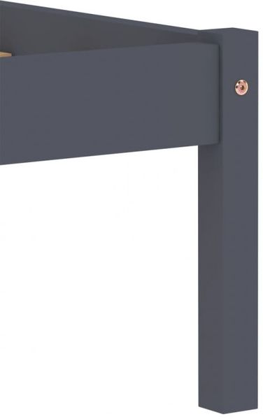 vidaXL Massivholzbett Grau Kiefer 160x200 cm [283200] Bild 13