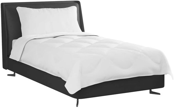 vidaXL Ganzjahresbettdecke mit Kissen 2 pcs Weiß Mikrofaser 3376517 Bild 3