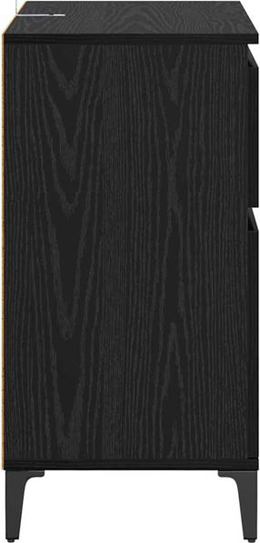 vidaXL Sideboard mit Schubladen Schwarz Eichen-Optik 60 x 35 x 70 cm 881220 Bild 7