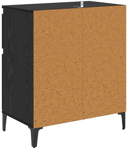 vidaXL Sideboard mit Schubladen Schwarz Eichen-Optik 60 x 35 x 70 cm 881220 Bild 8