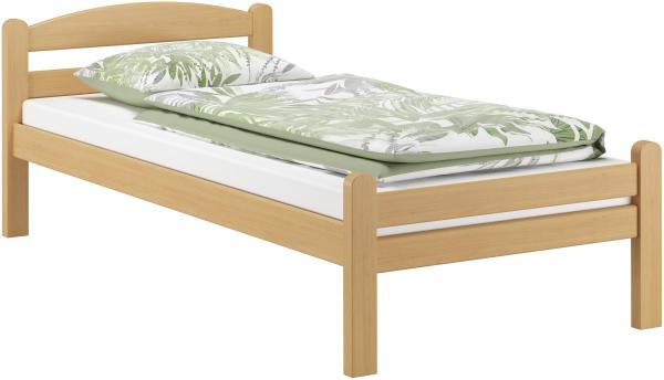 Einzelbett Buche massiv 90x200 Bettgestell