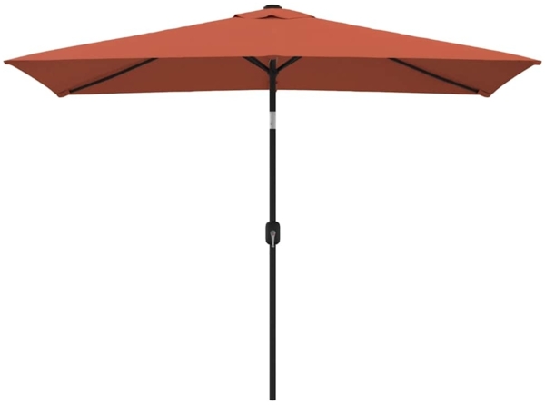 vidaXL Sonnenschirm mit Metall-Mast 300x200 cm Terrakotta 44504