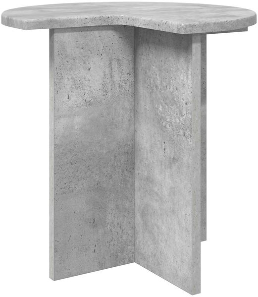 vidaXL Beistelltisch mit Speicher Betongrau Ø 39 x 38 cm Holzwerkstoff 8001085 Bild 2