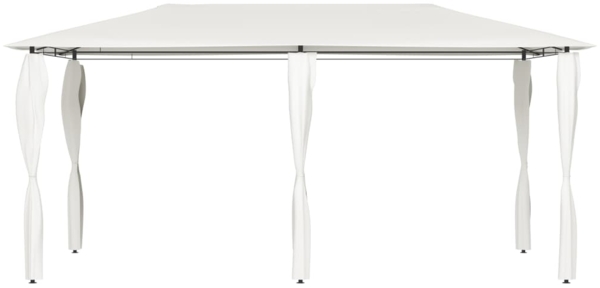 vidaXL Pavillon mit Pfostenverkleidung 2,98x5,3x2,59 m Creme 160 g/m² 313617