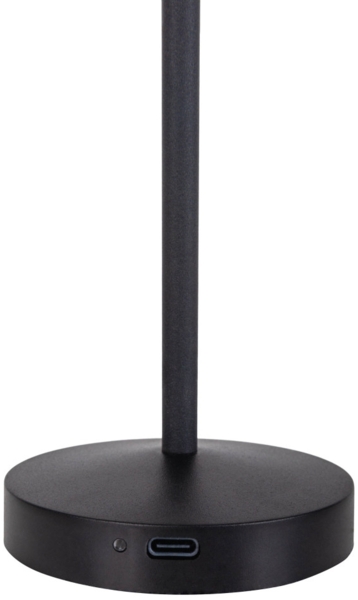 Light & More LED Akku-Tischleuchte Gomba schwarz dimmbar Bild 4