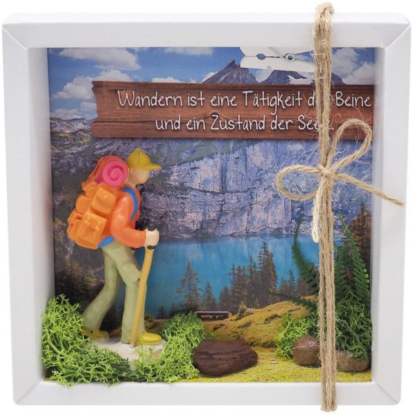 ZauberDeko Geschenkbox Geldgeschenk Wanderer Wanderurlaub Berge Urlaub Reise Geburtstag
