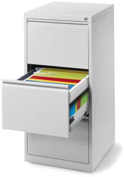 Soennecken Hängeregistraturschrank 1bahnig 460x1020x620mm 3 Schübe lic