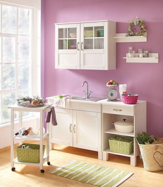Home affaire Pantryküche Alby, Breite 150 cm, in 2 Tiefen, ohne E-Geräte