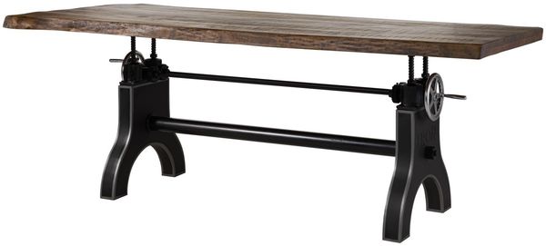 Esstisch Mango 220x100x80-101 höhenverstellbar natur geölt Manchester #103