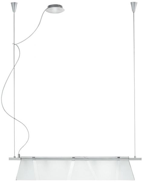 Glas Hängeleuchte, Länge 70 cm XIMENA