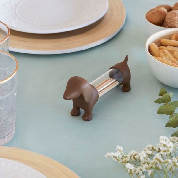 WestCraft Salz- / Pfefferstreuer Praktische Zahnstocherspender bzw. Salz und Pfefferstreuer Katze Hund, Spice up your life - Originell und langlebig