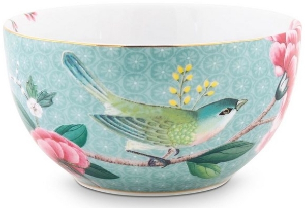 PiP Studio Schale Blushing Birds Bowl blue 12 cm, Porzellan, (Schüsseln & Schalen), Bowl Blushing Birds Blue 12cm Bild 2