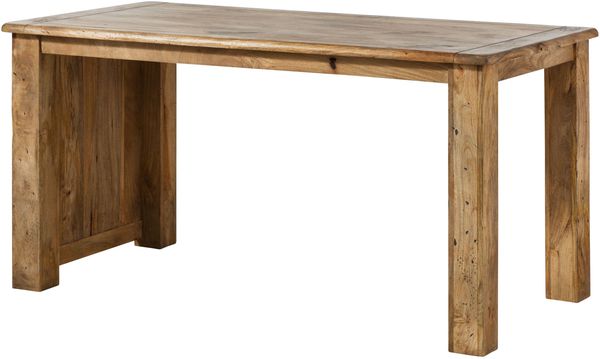Schreibtisch Mango 160x80x80 natur lackiert RAILWAY #1004