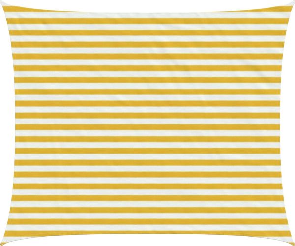 vidaXL Sonnensegel Gelb und Weiß 2,5x3,5 m HDPE 42032824