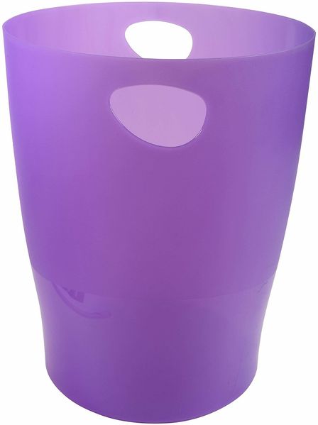 Exacompta 45319D ECOBIN Papierkorb (263 x 263 x 335 mm) 1 Stück violett transparent