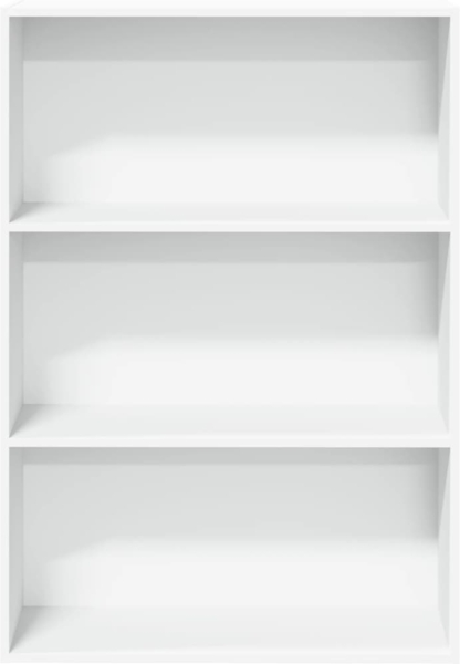 vidaXL Bücherregal Weiß 80x30x114 cm Holzwerkstoff 857931 Bild 3