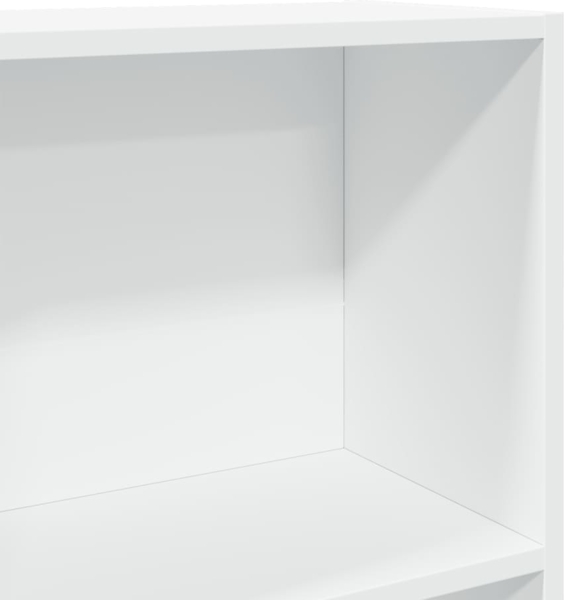 vidaXL Bücherregal Weiß 80x30x114 cm Holzwerkstoff 857931 Bild 6