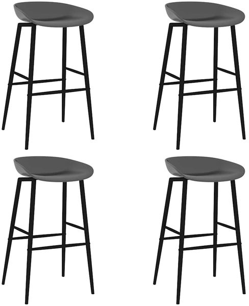 Barhocker 4 Stk. Grau [248169]
