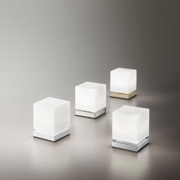 FABAS LUCE No. 3407-30-225 LED Tischleuchte Brenta weiß gold matt 14 cm Touchdimmer Bild 2