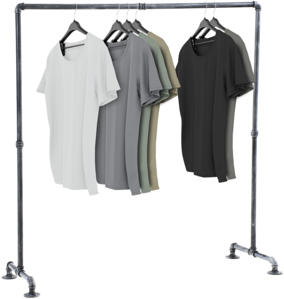 Kleiderständer Jersey 55 x 150 x 150 [302008]