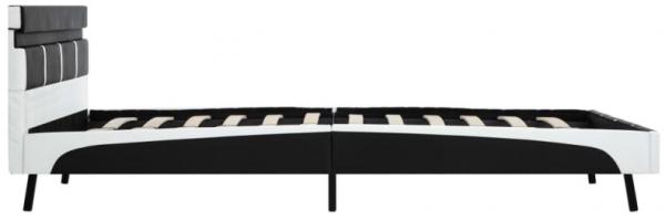 vidaXL Bettgestell mit LED Schwarz Kunstleder 120x200 cm, Mit Beleuchtung [280303] Bild 11