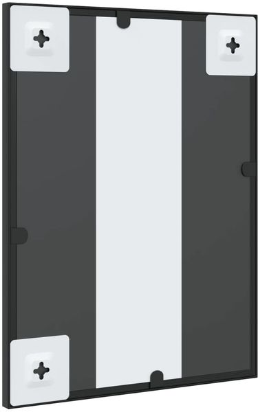 vidaXL Wandspiegel, Metall schwarz, 30x40 cm Bild 5