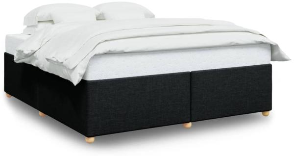 vidaXL Bettgestell ohne Matratze Schwarz 200x200 cm Stoff 3284759