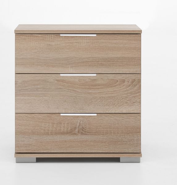 Nachtkommode Easy Plus Nachtschrank 52x38x56cm Farbe: Eiche sägerau