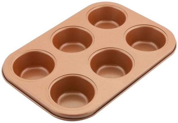 LAMART FORMA DO MUFFINS 6 ST. KUPFER LT3081