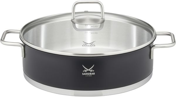 Servierpfanne SANSIBAR TORLAND DH 28x8.50 cm schwarz