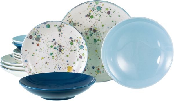 Candy Drops Mix, Tellerset 12-tlg (mo)