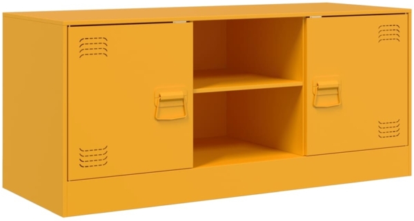 vidaXL TV-Schrank Senfgelb 99x39x44 cm Stahl 841688