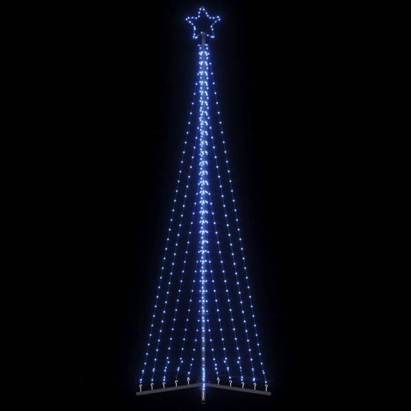 vidaXL Weihnachtsbaum-Beleuchtung 495 LEDs Blau 300,5 cm 4016438