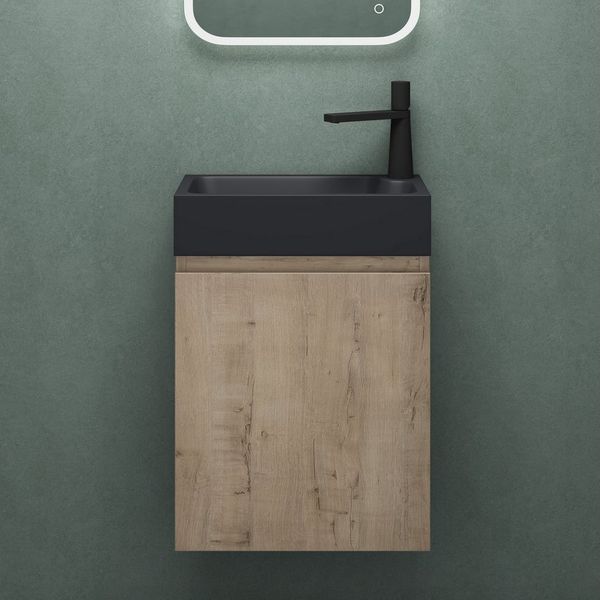 Mai & Mai Badmöbel-Set Gäste Wc Waschbeckenunterschrank Waschtisch mit Unterschrank P02