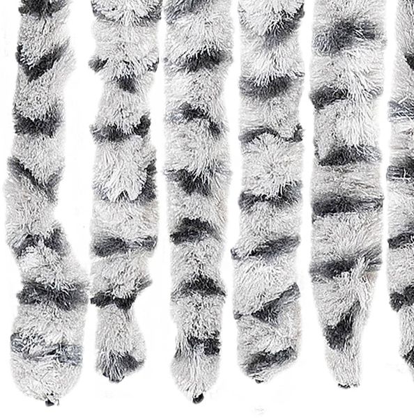 vidaXL Insektenschutz-Vorhang Hell- und Dunkelgrau 56x185 cm Chenille 325454 Bild 5