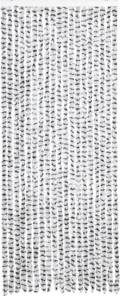 vidaXL Insektenschutz-Vorhang Hell- und Dunkelgrau 56x185 cm Chenille 325454 Bild 3