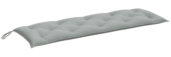 vidaXL Gartenbank-Auflage Melange Hellgrau 150x50x7 cm Stoff 4002553