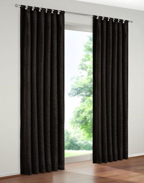 Wirth Vorhang Trondheim 328 g/m² (1 St), Schlaufen, blickdicht, Chenille