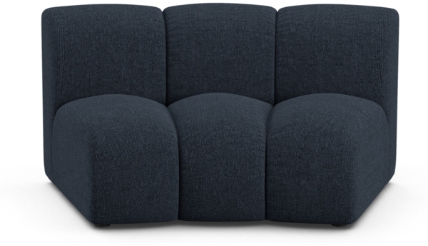Micadoni Modul Armlos Lupine 1-Sitzer Large Chenille Eden Marineblau