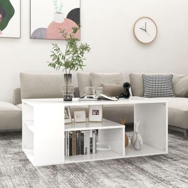 vidaXL Couchtisch Weiß 100x50x40 cm Holzwerkstoff 806921