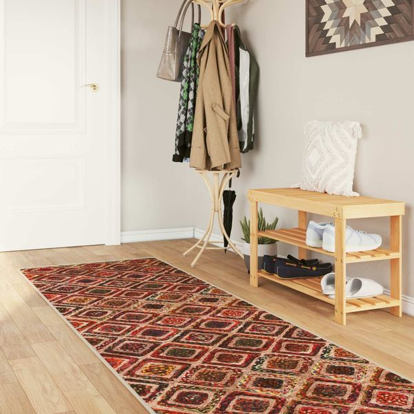 vidaXL Teppichläufer MARSA Mehrfarbig 80 x 400 cm Polyester und PVC 42023268