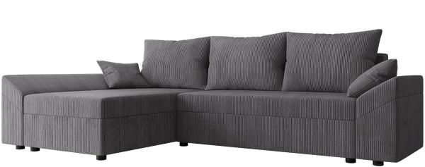 Ecksofa Chione L Cord (Farbe: Poso 22)