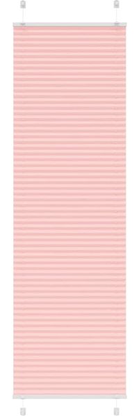 vidaXL Plissee Rosa 55x200 cm Stoffbreite 54,4 cm Polyester 4015457